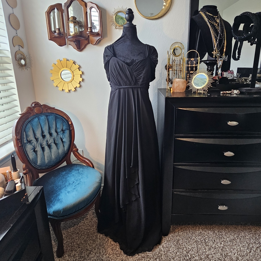 Alfred Angelo Black Maxi Dress